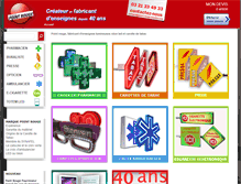 Tablet Screenshot of point-rouge-neodia.com